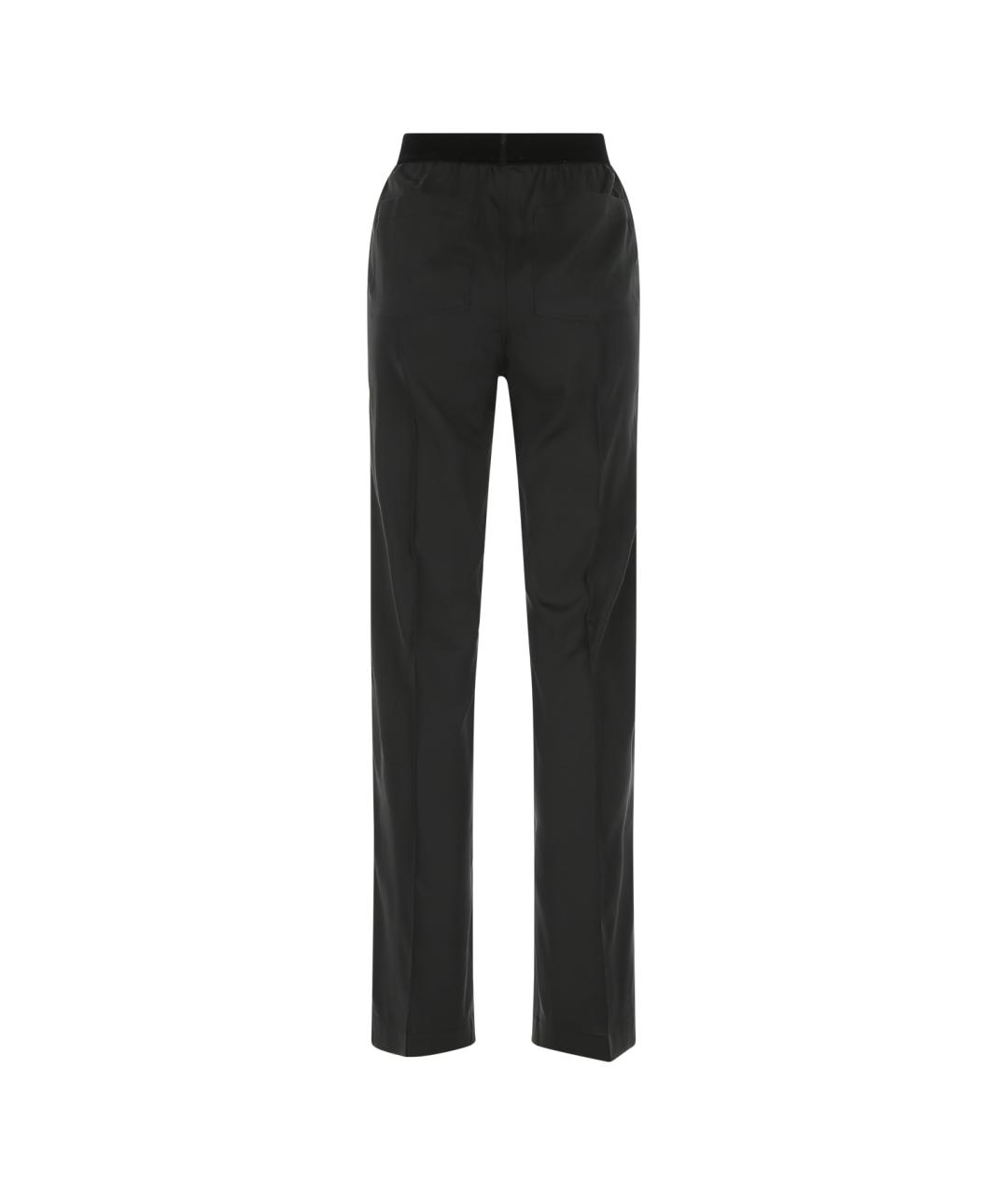 TOM FORD Черные шелковые прямые брюки, фото 2
