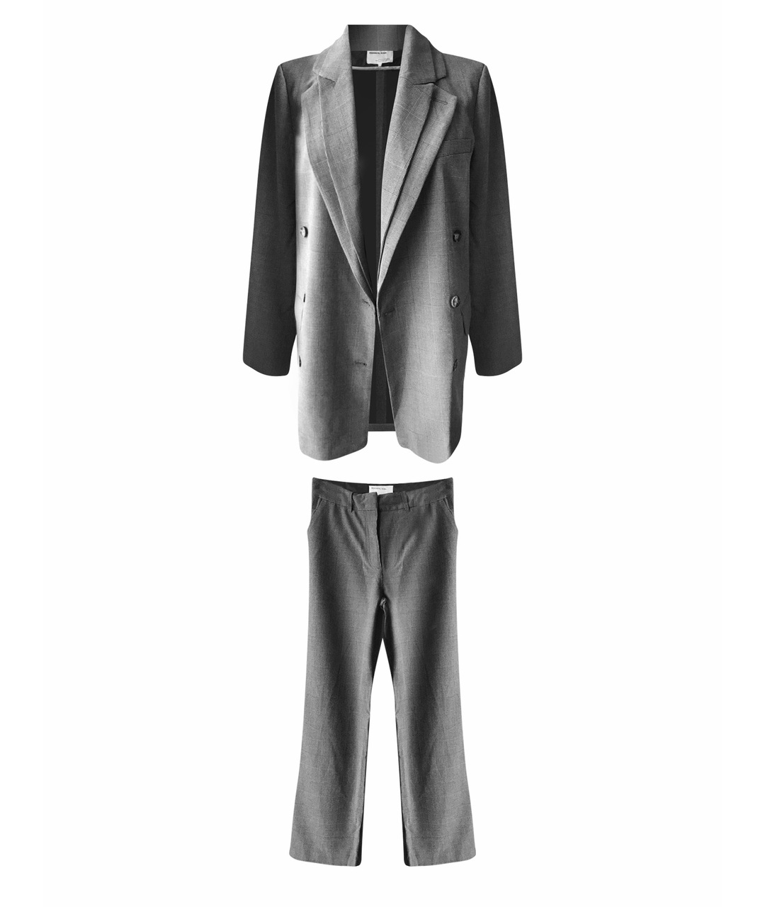 DESIGNERS REMIX Серый костюм с брюками, фото 1