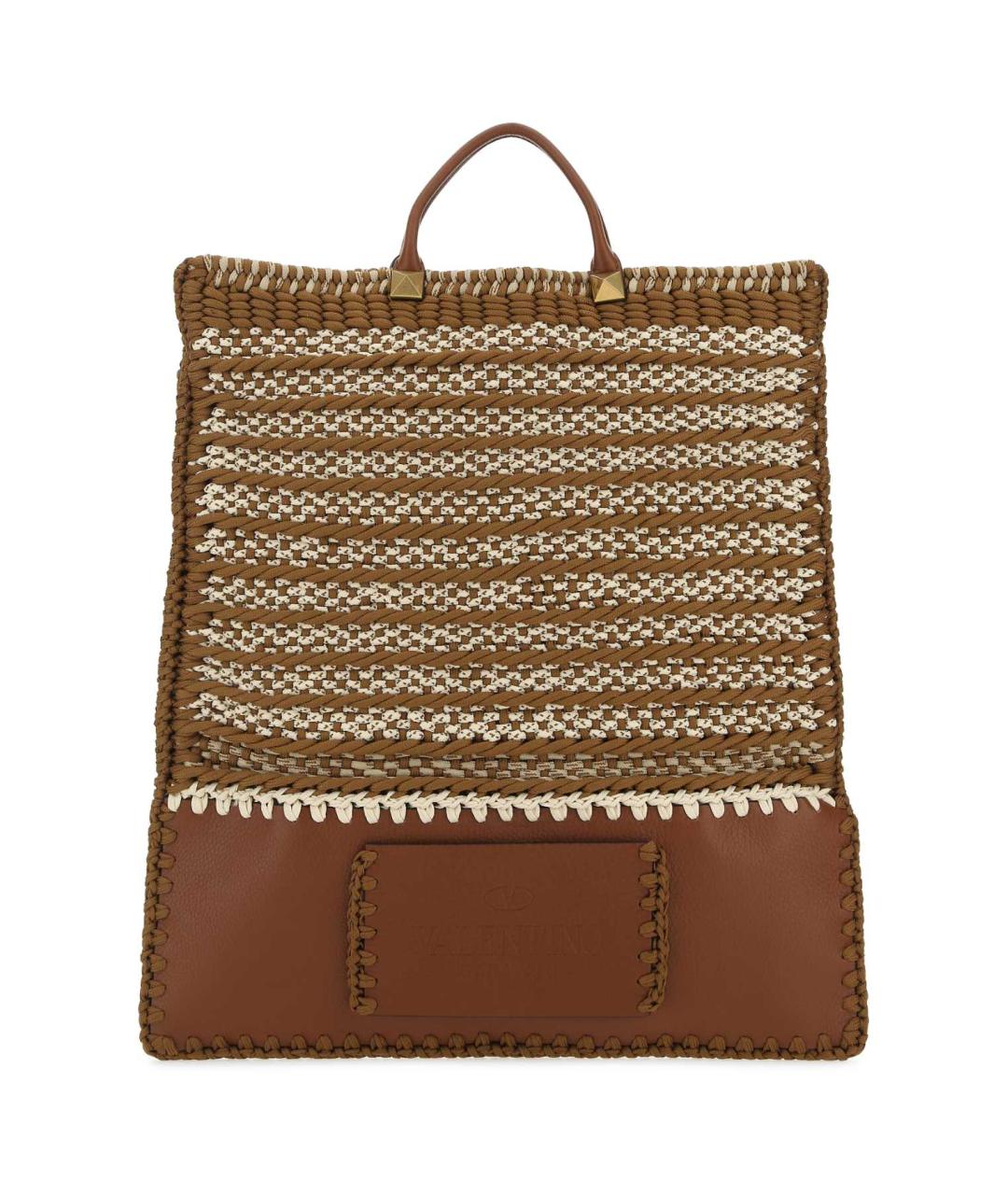 VALENTINO Коричневая сумка тоут, фото 1