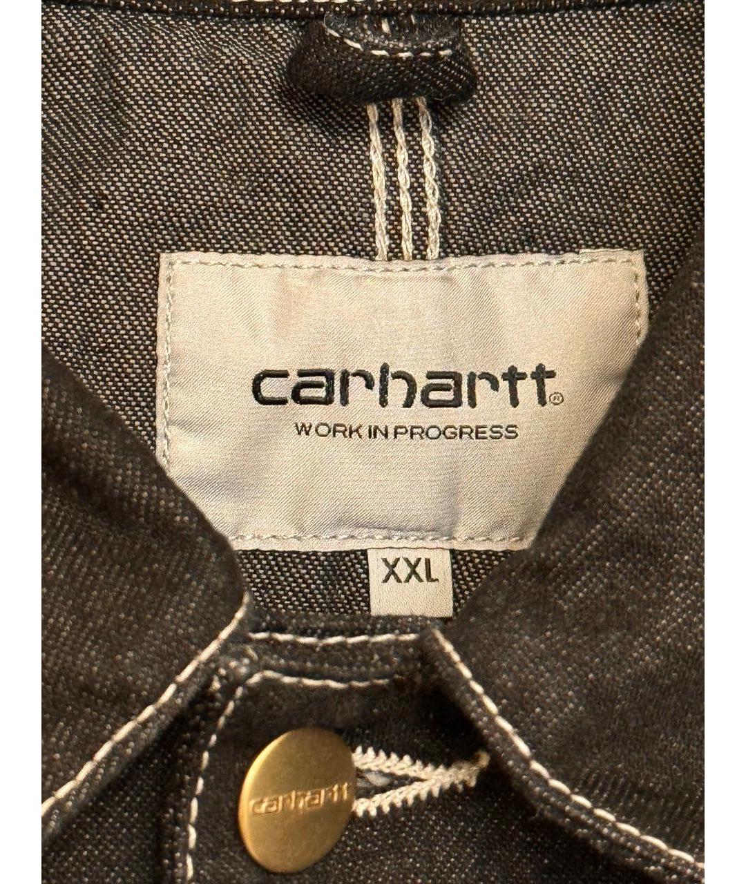 CARHARTT WIP Черная хлопковая классическая рубашка, фото 4