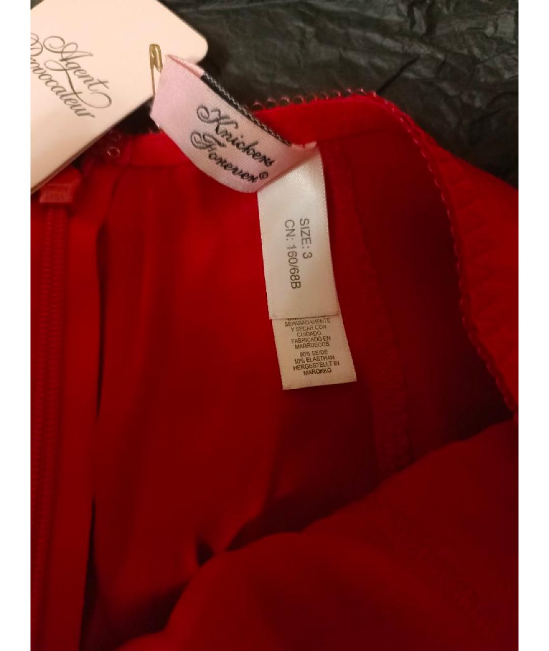 AGENT PROVOCATEUR Красные носки, чулки и колготы, фото 4