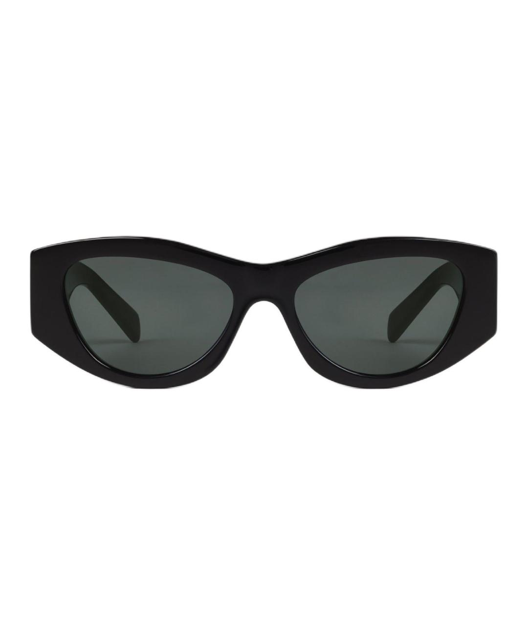 CELINE Черные пластиковые солнцезащитные очки, фото 2