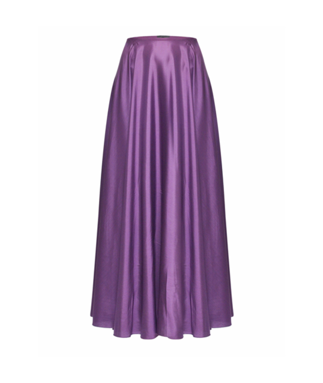 THE ROW Фиолетовая шелковая юбка миди, фото 1