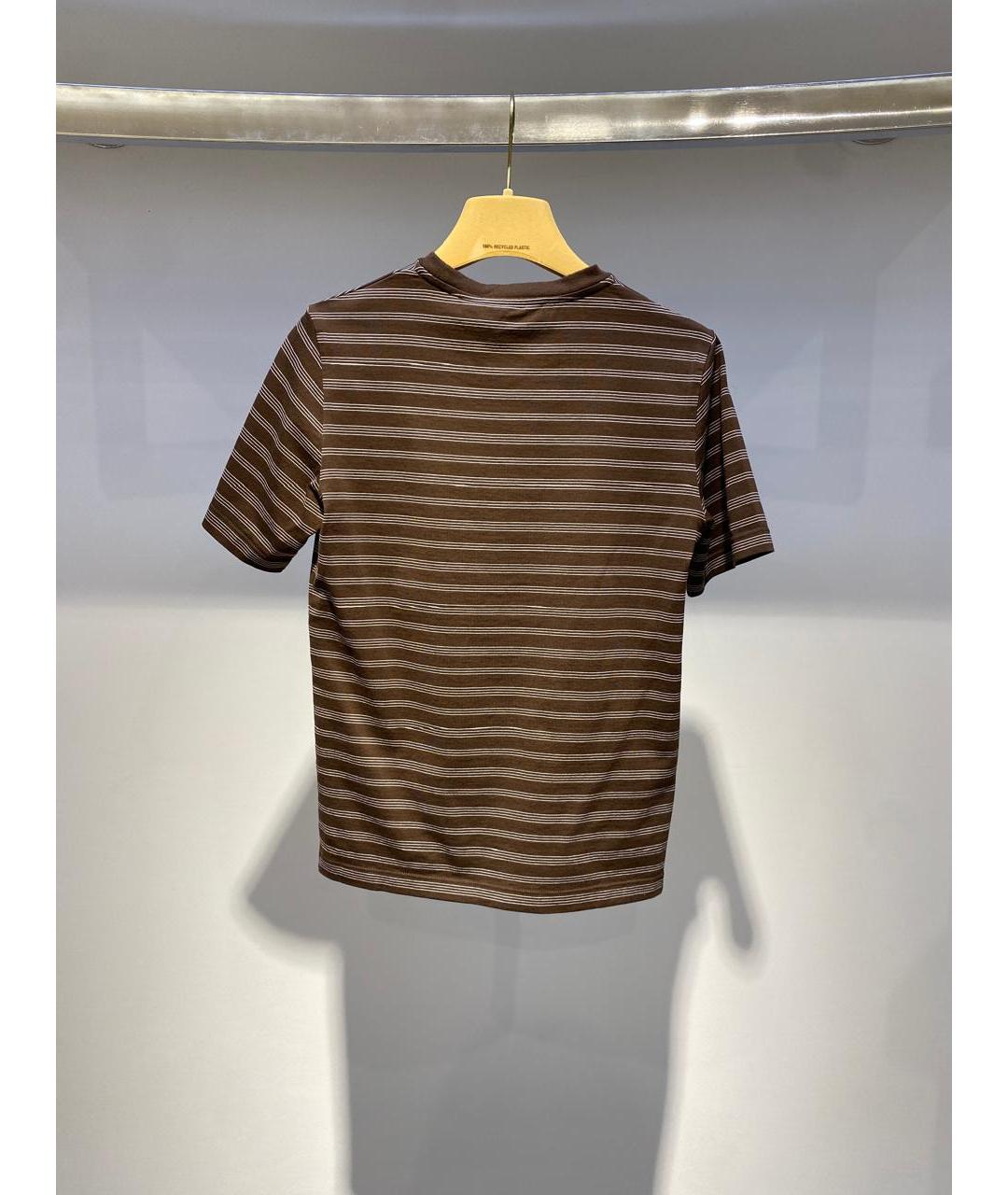MIU MIU Коричневая футболка, фото 3