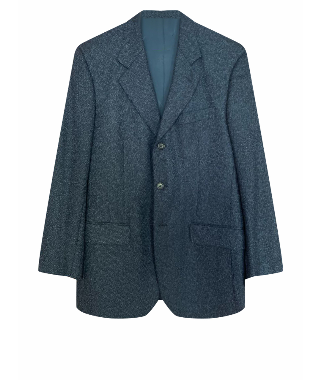 VALENTINO VINTAGE Темно-синий кашемировый пиджак, фото 1