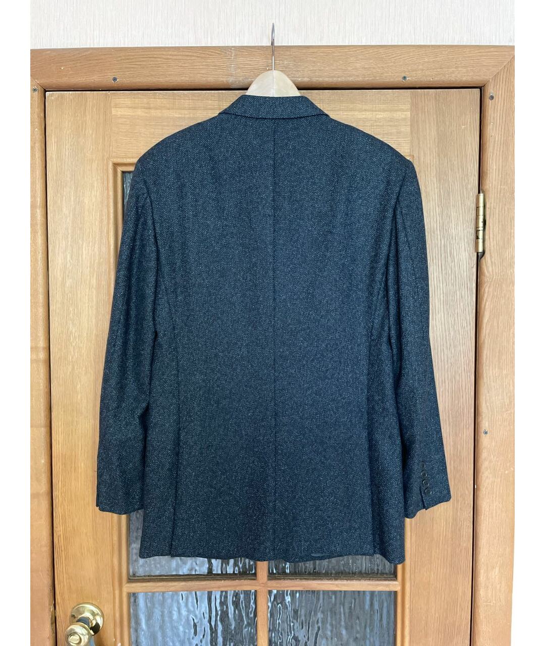 VALENTINO VINTAGE Темно-синий кашемировый пиджак, фото 2