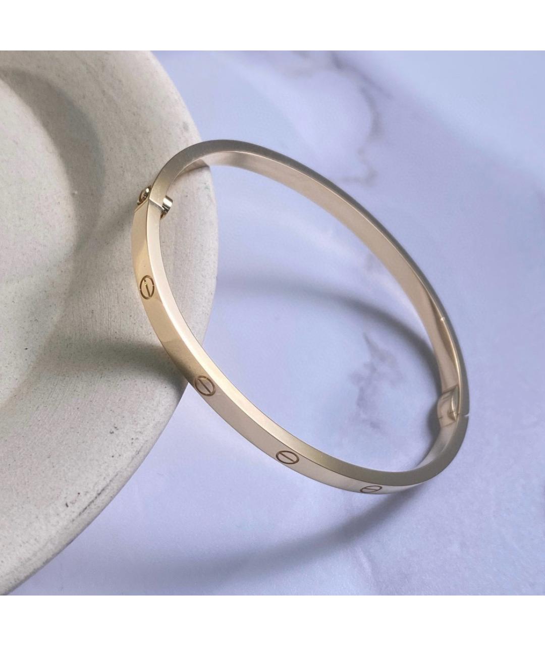 CARTIER Желтый браслет из желтого золота, фото 5