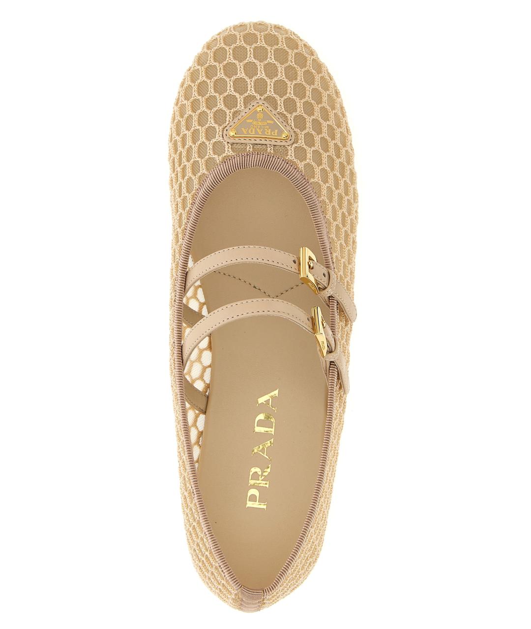 PRADA Мульти синтетические балетки, фото 4