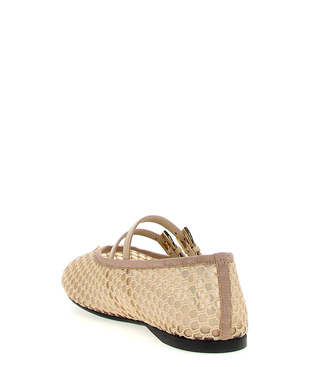 PRADA Мульти синтетические балетки, фото 3