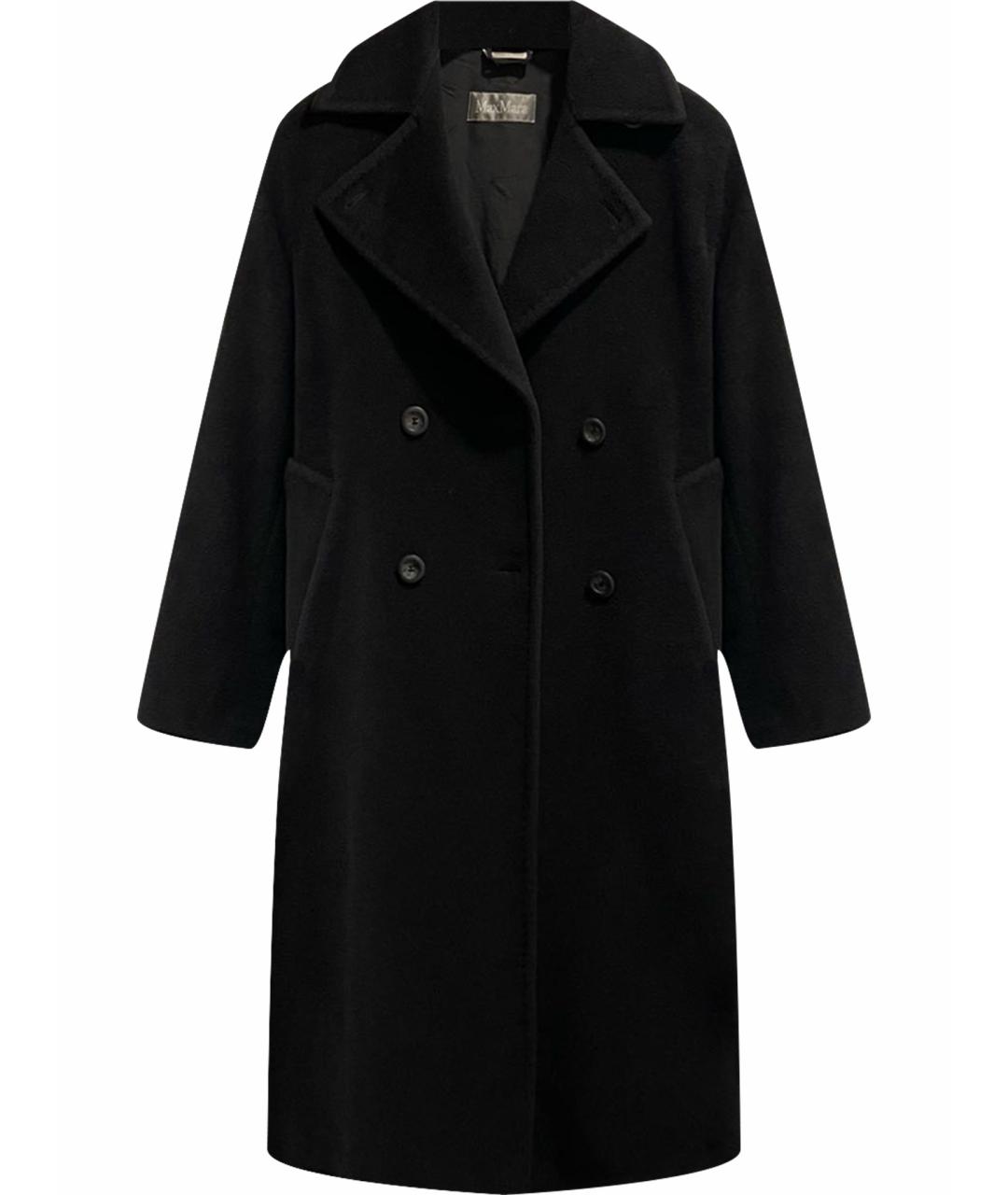 MAX MARA Черное шерстяное пальто, фото 1