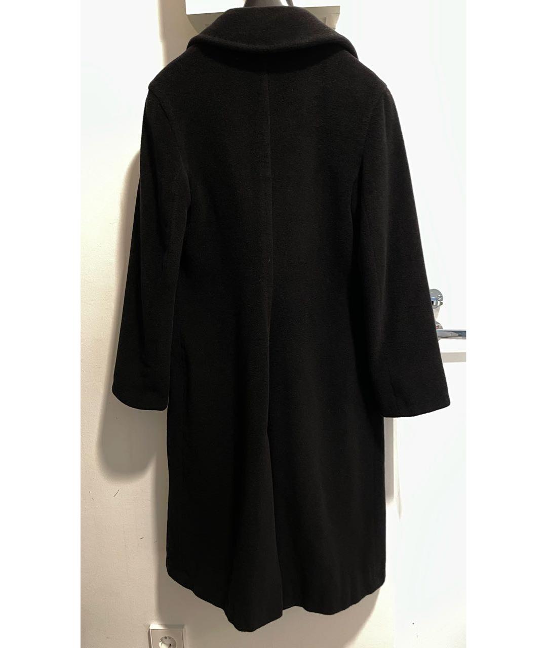 MAX MARA Черное шерстяное пальто, фото 2