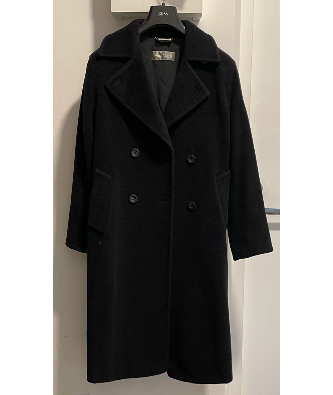 MAX MARA Черное шерстяное пальто, фото 7