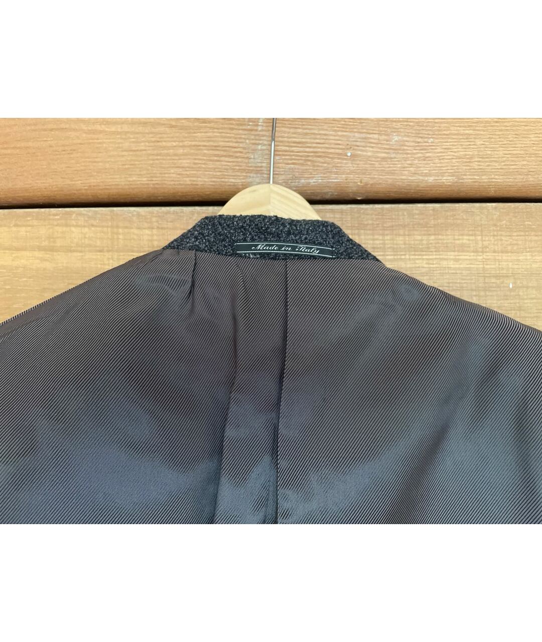 GIANFRANCO FERRE VINTAGE Антрацитовый шерстяной пиджак, фото 3