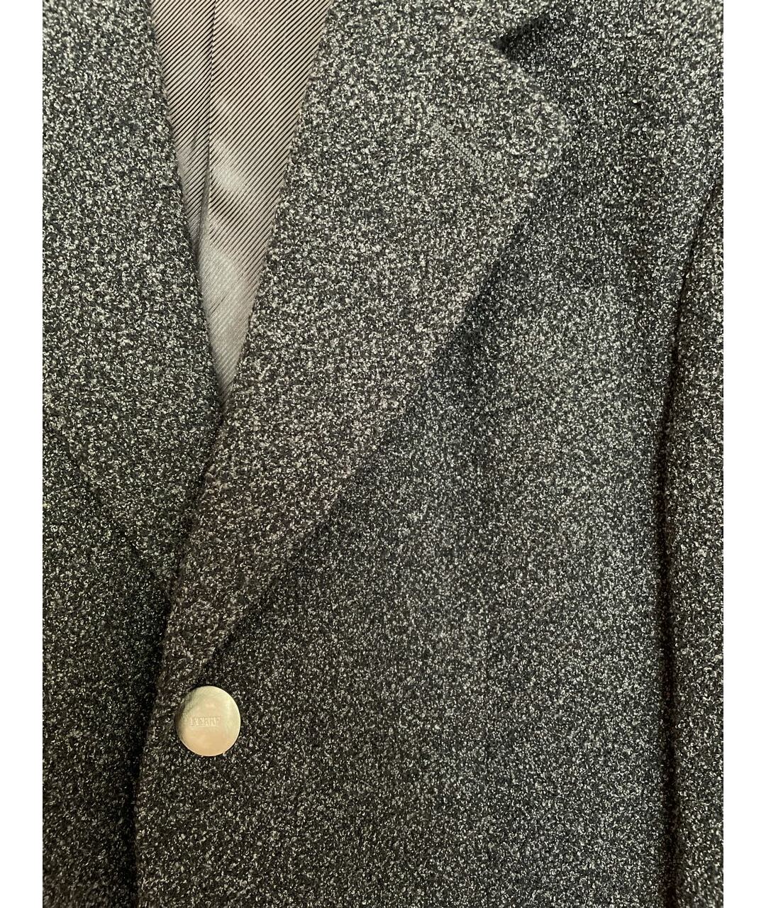 GIANFRANCO FERRE VINTAGE Антрацитовый шерстяной пиджак, фото 4