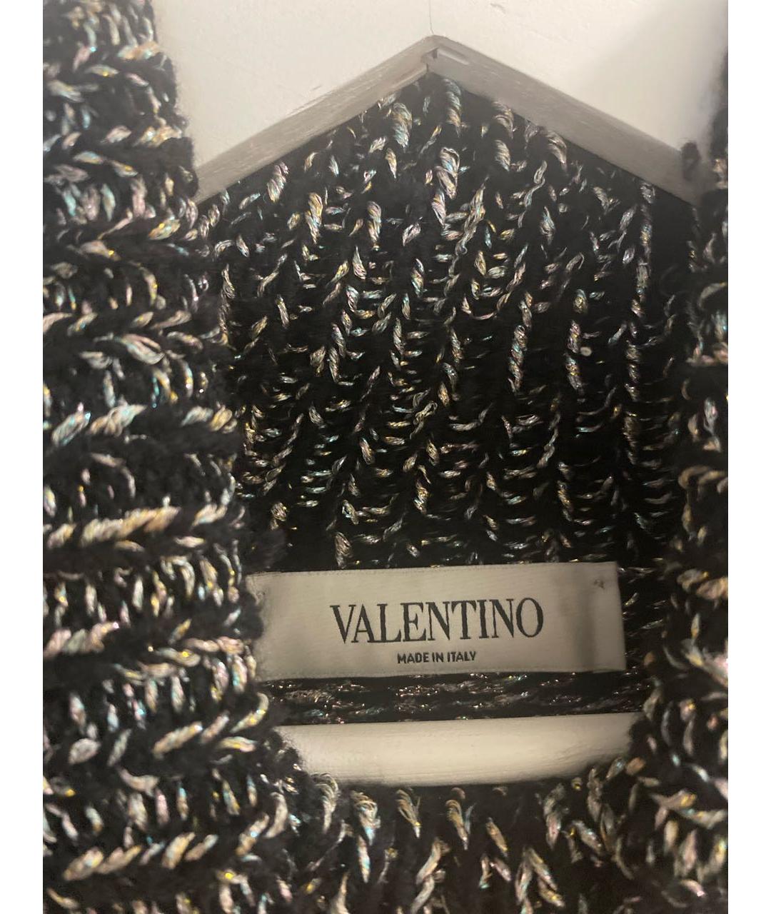 VALENTINO Мульти шерстяное повседневное платье, фото 3