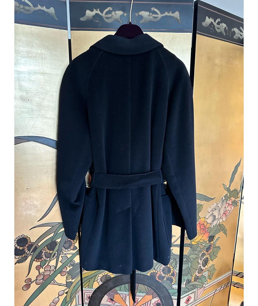 MAX MARA Черное шерстяное пальто, фото 3