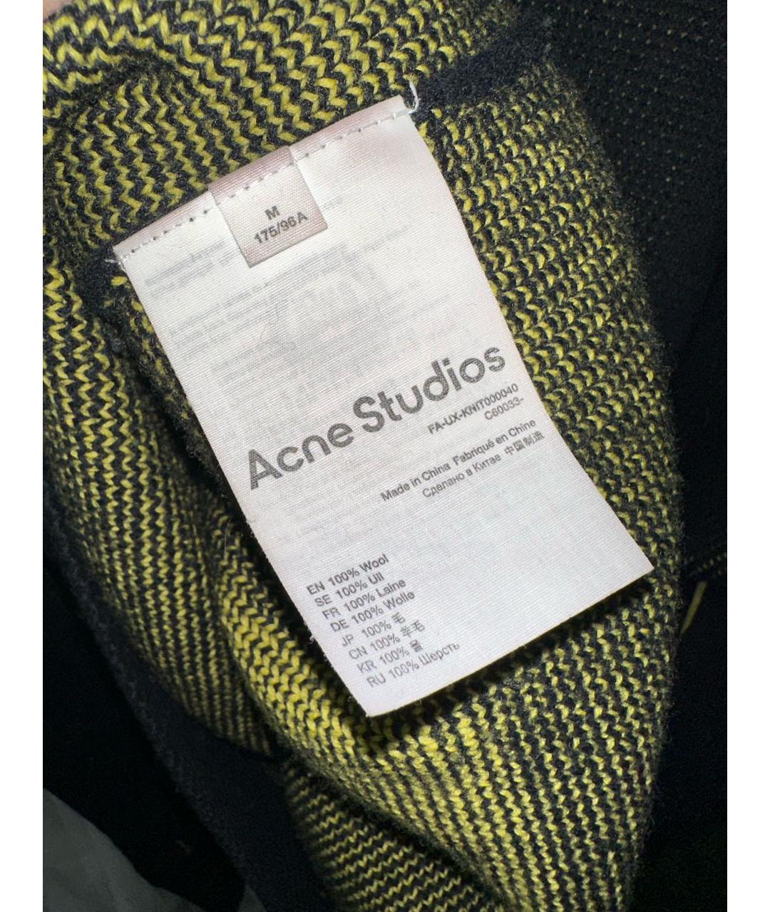 ACNE STUDIOS Черный шерстяной джемпер / свитер, фото 6