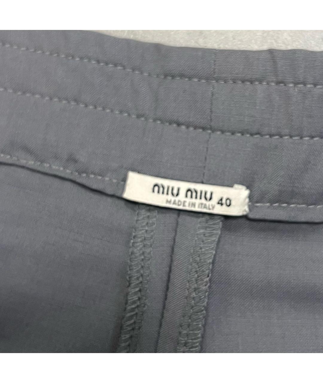 MIU MIU Прямые брюки, фото 3