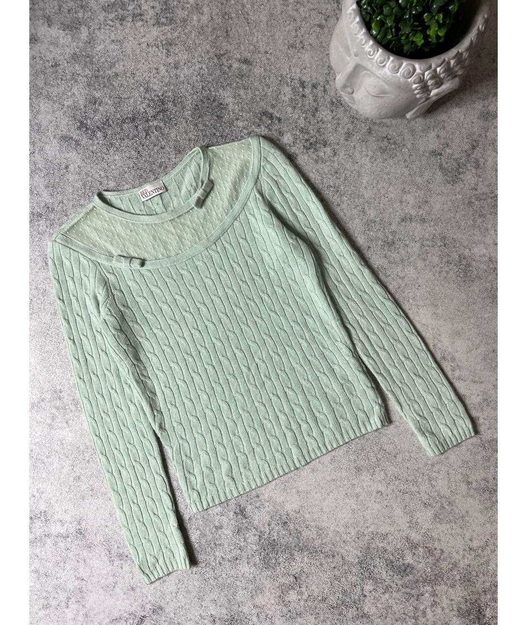 RED VALENTINO Салатовый джемпер / свитер, фото 8