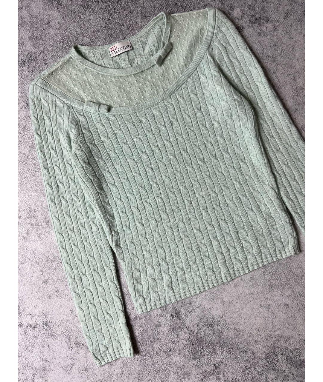 RED VALENTINO Салатовый джемпер / свитер, фото 3