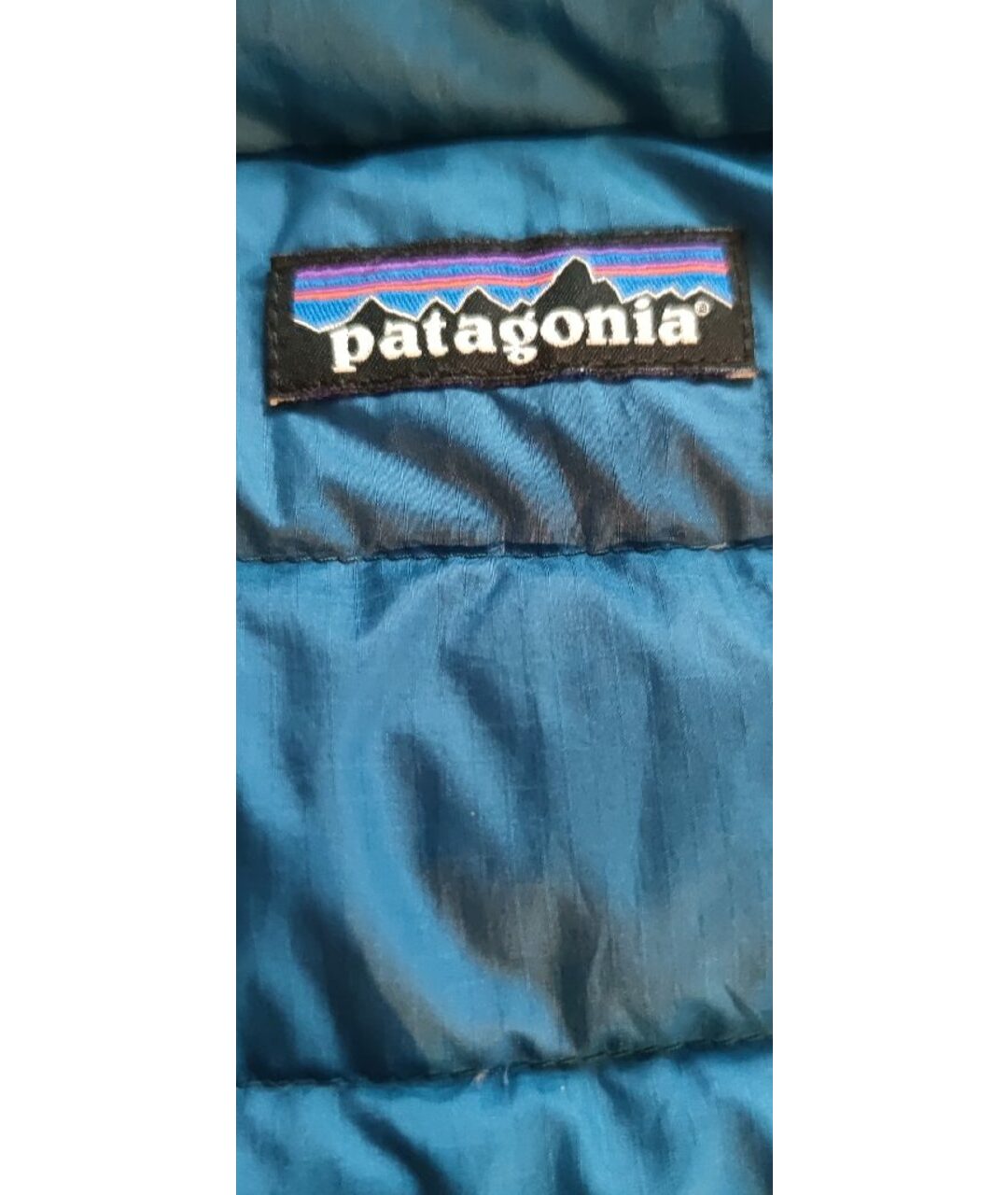 PATAGONIA Голубой полиэстеровый жилет, фото 3