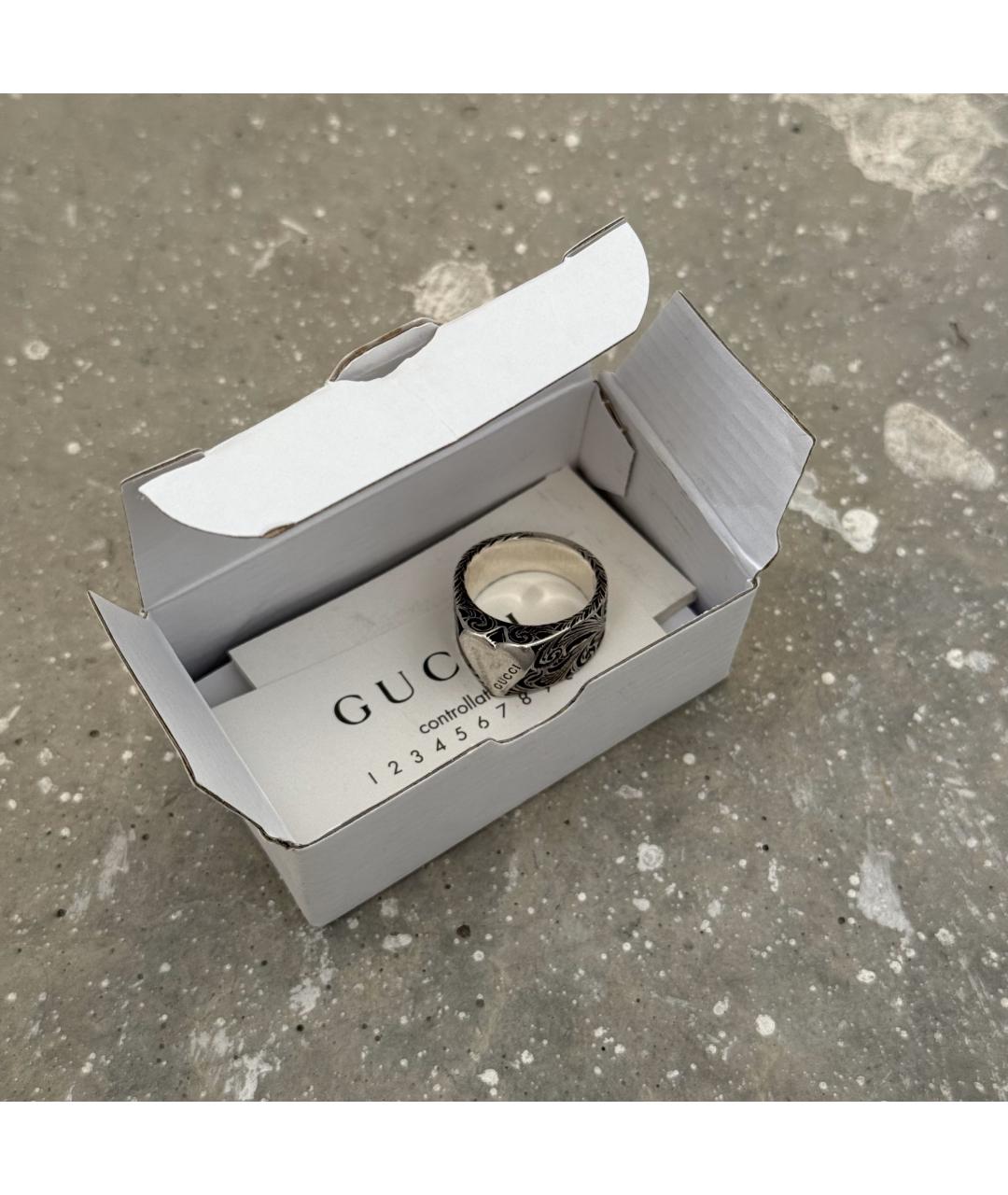 GUCCI Серебряное серебряное кольцо, фото 7