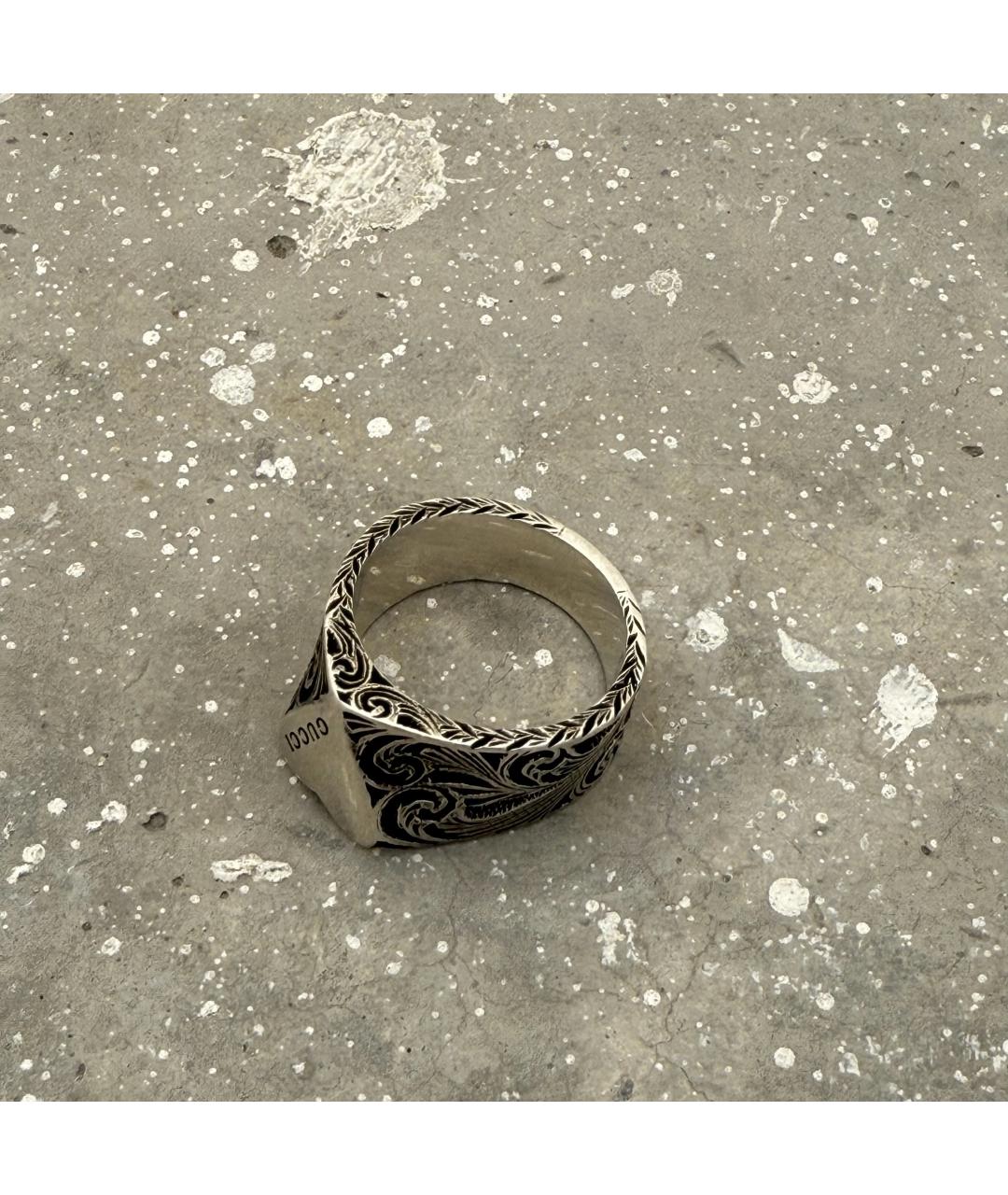 GUCCI Серебряное серебряное кольцо, фото 4