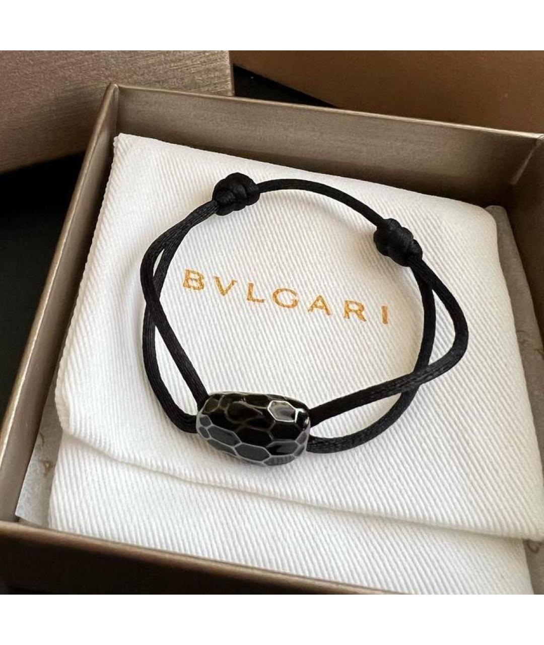 BVLGARI Черный браслет, фото 2