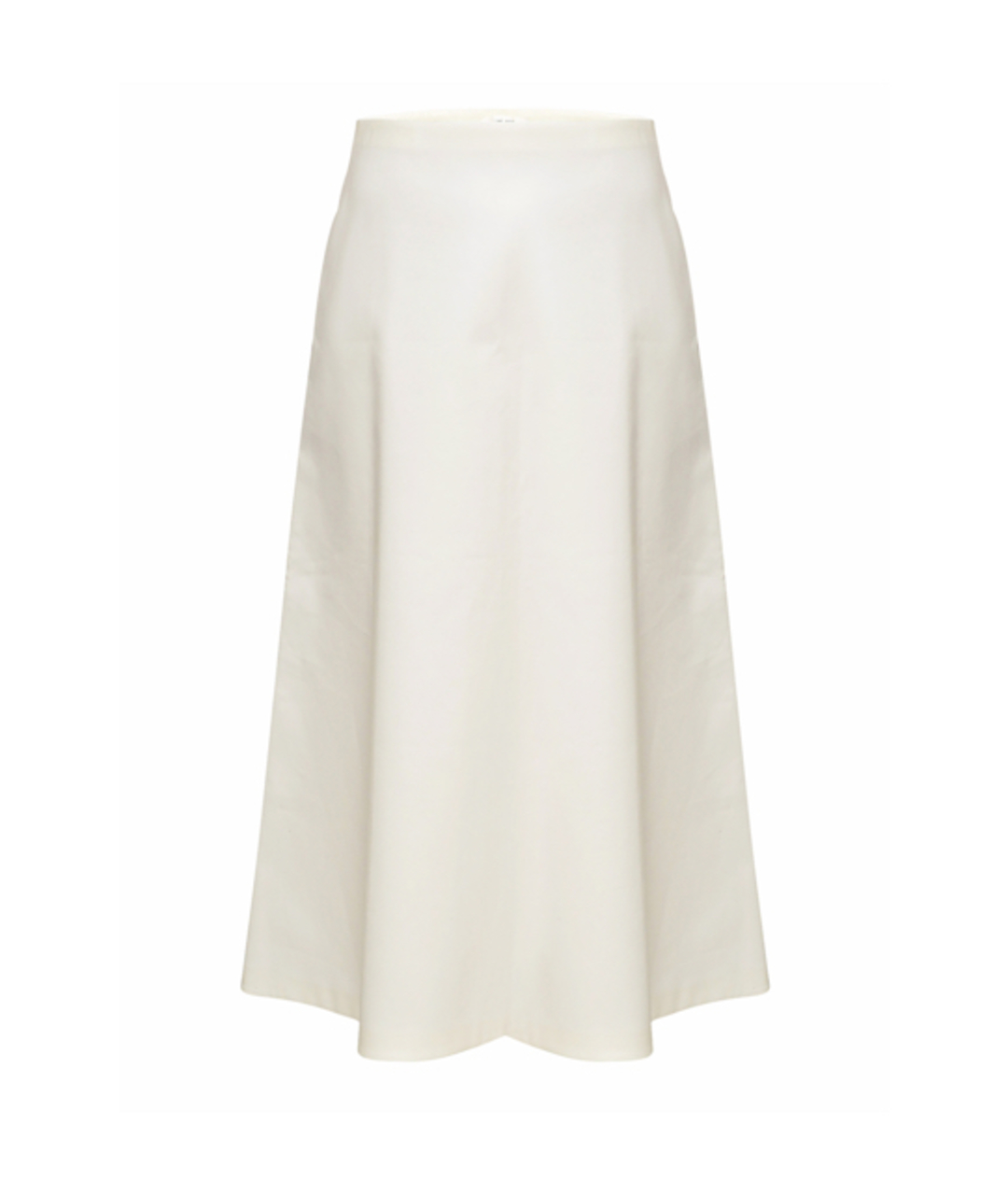 THE ROW Белая хлопковая юбка миди, фото 1