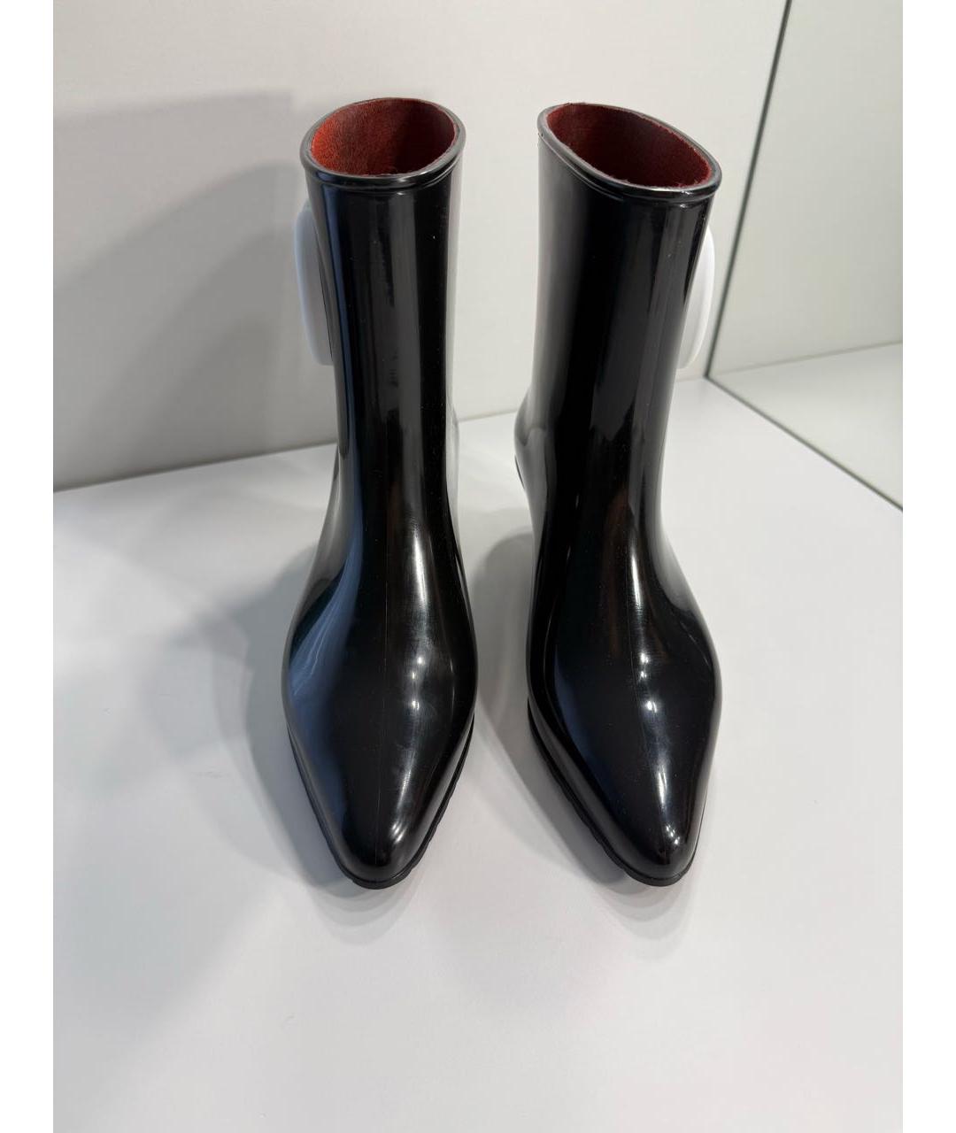 GUCCI Черные резиновые сапоги, фото 2