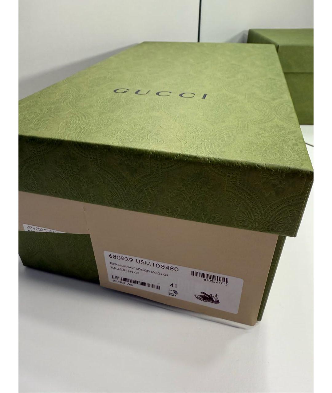 GUCCI Мульти низкие кроссовки / кеды, фото 8