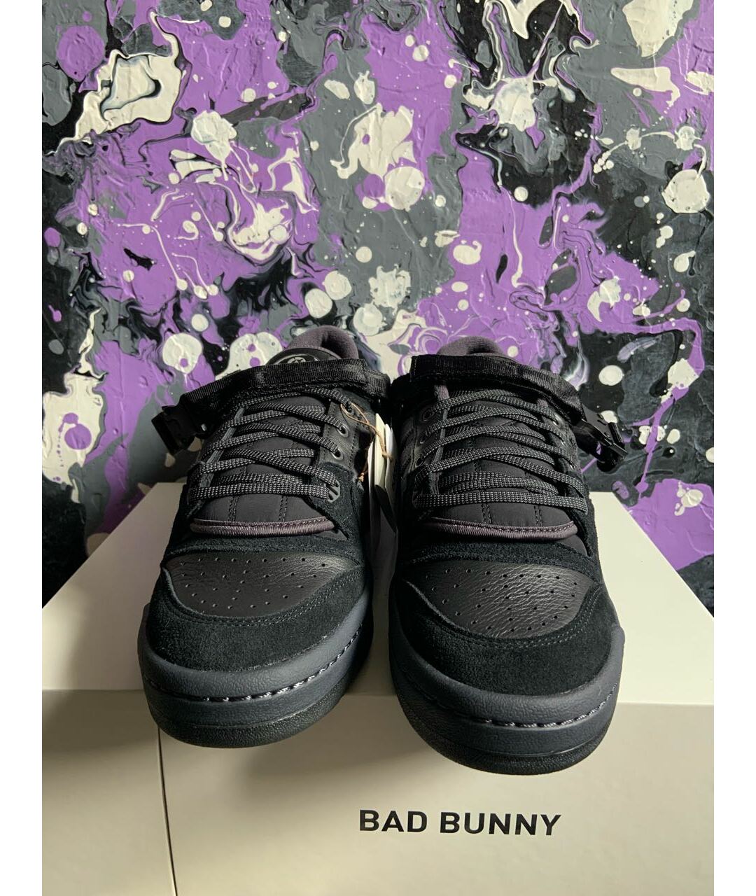 ADIDAS Черные замшевые низкие кроссовки / кеды, фото 2