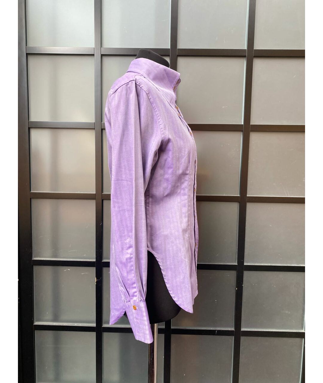 VIVIENNE WESTWOOD VINTAGE Фиолетовая рубашка, фото 3