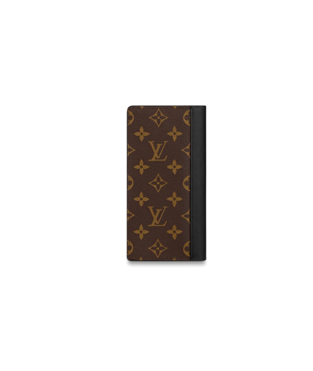 LOUIS VUITTON Коричневый кошелек, фото 3