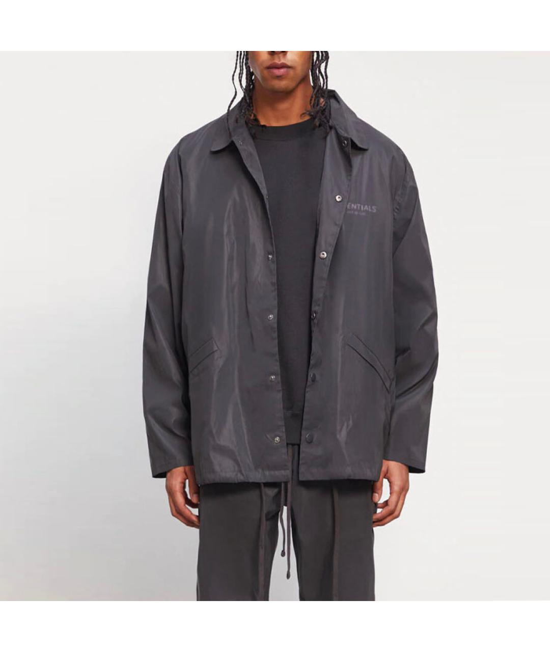 FEAR OF GOD ESSENTIALS Черная куртка, фото 6