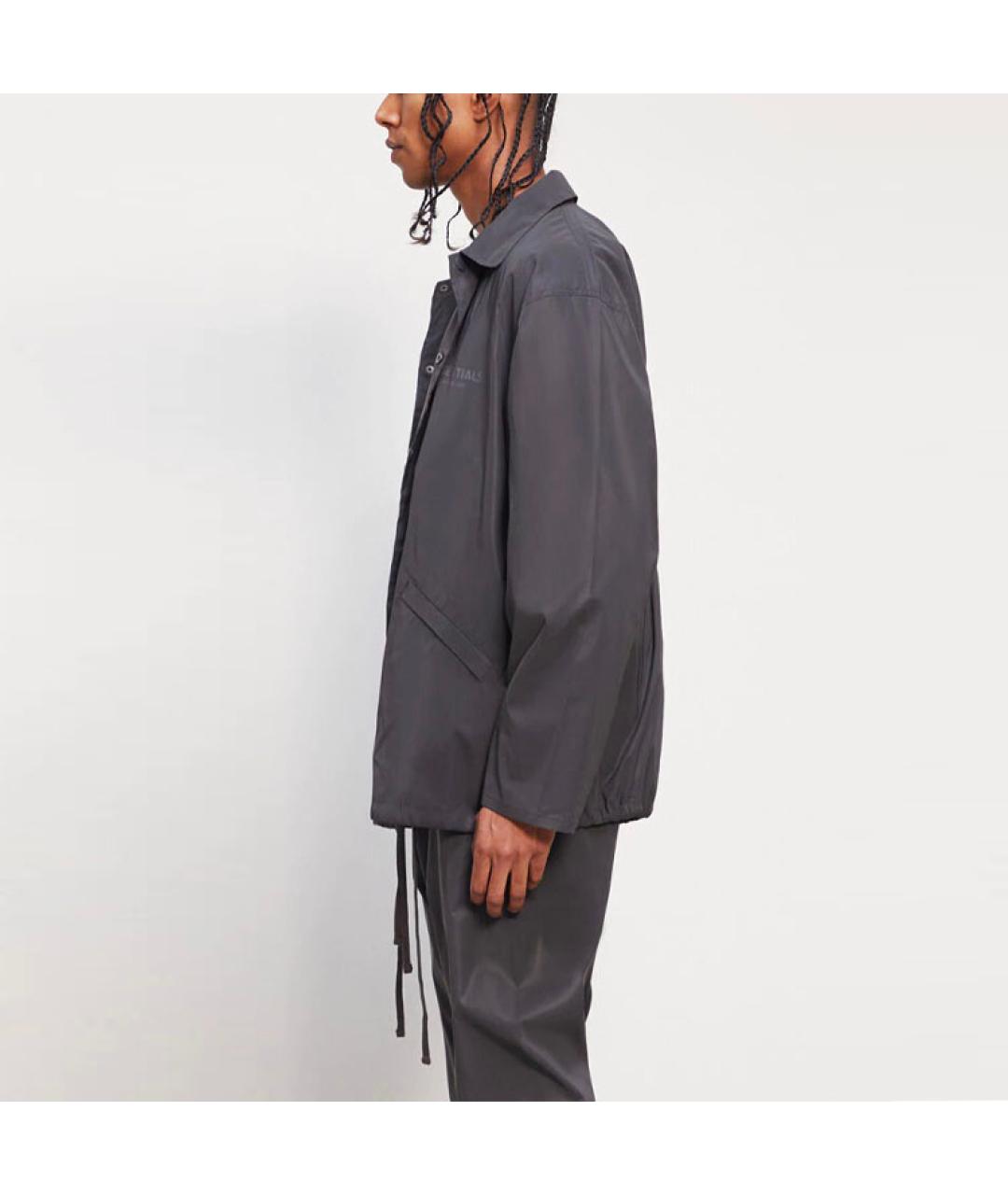 FEAR OF GOD ESSENTIALS Черная куртка, фото 5