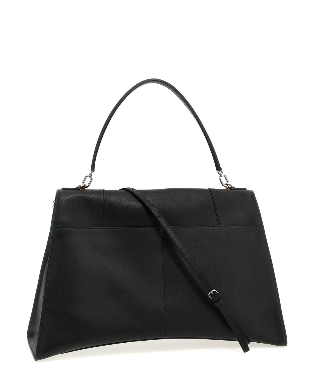 BALENCIAGA Черная кожаная сумка через плечо, фото 2