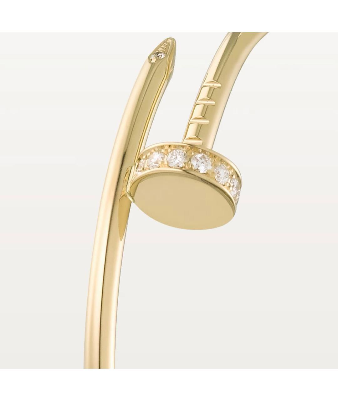 CARTIER Золотые серьги из желтого золота, фото 3