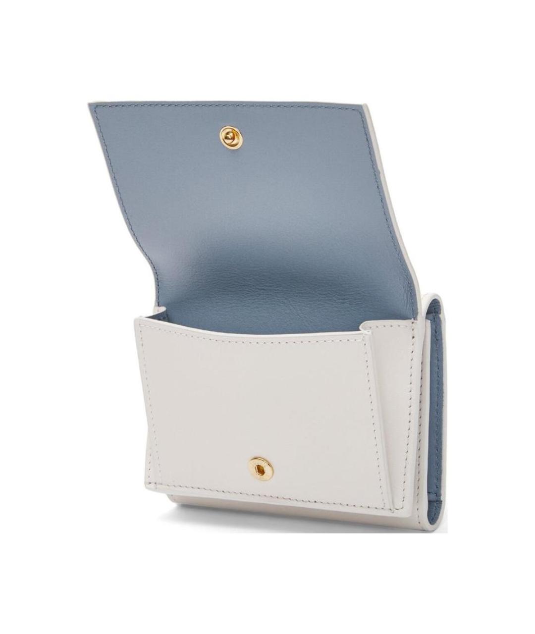 LOEWE Белый кожаный кошелек, фото 5