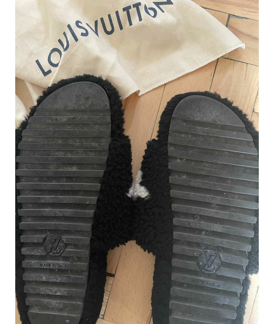 LOUIS VUITTON PRE-OWNED Черные сандалии, фото 3
