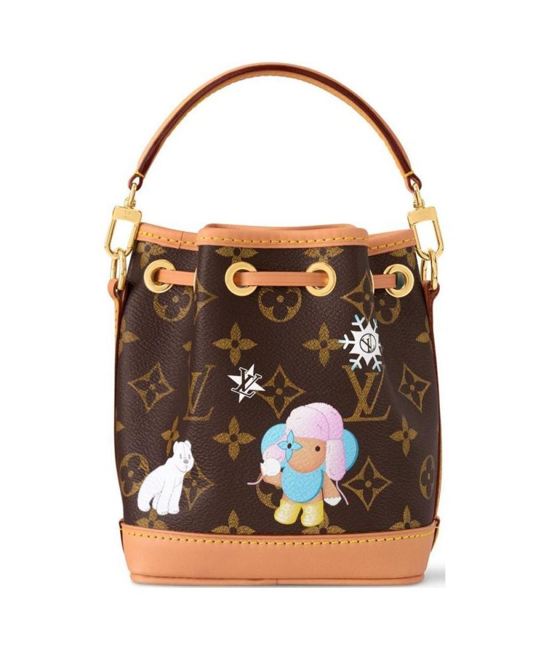 LOUIS VUITTON Коричневая сумка через плечо, фото 3