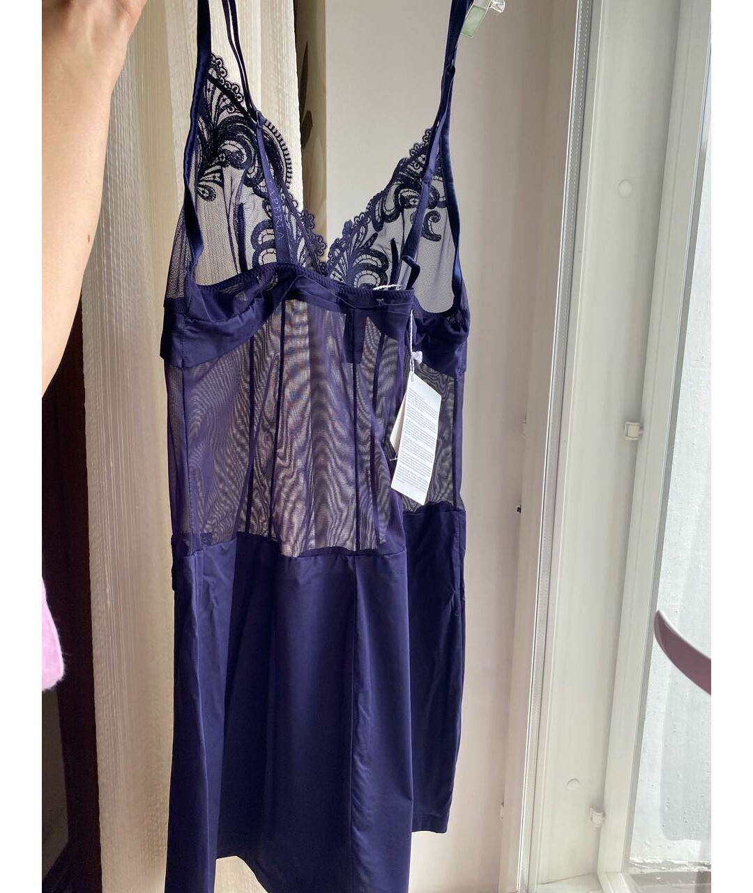 LA PERLA Фиолетовая полиэстеровая пижама, фото 2