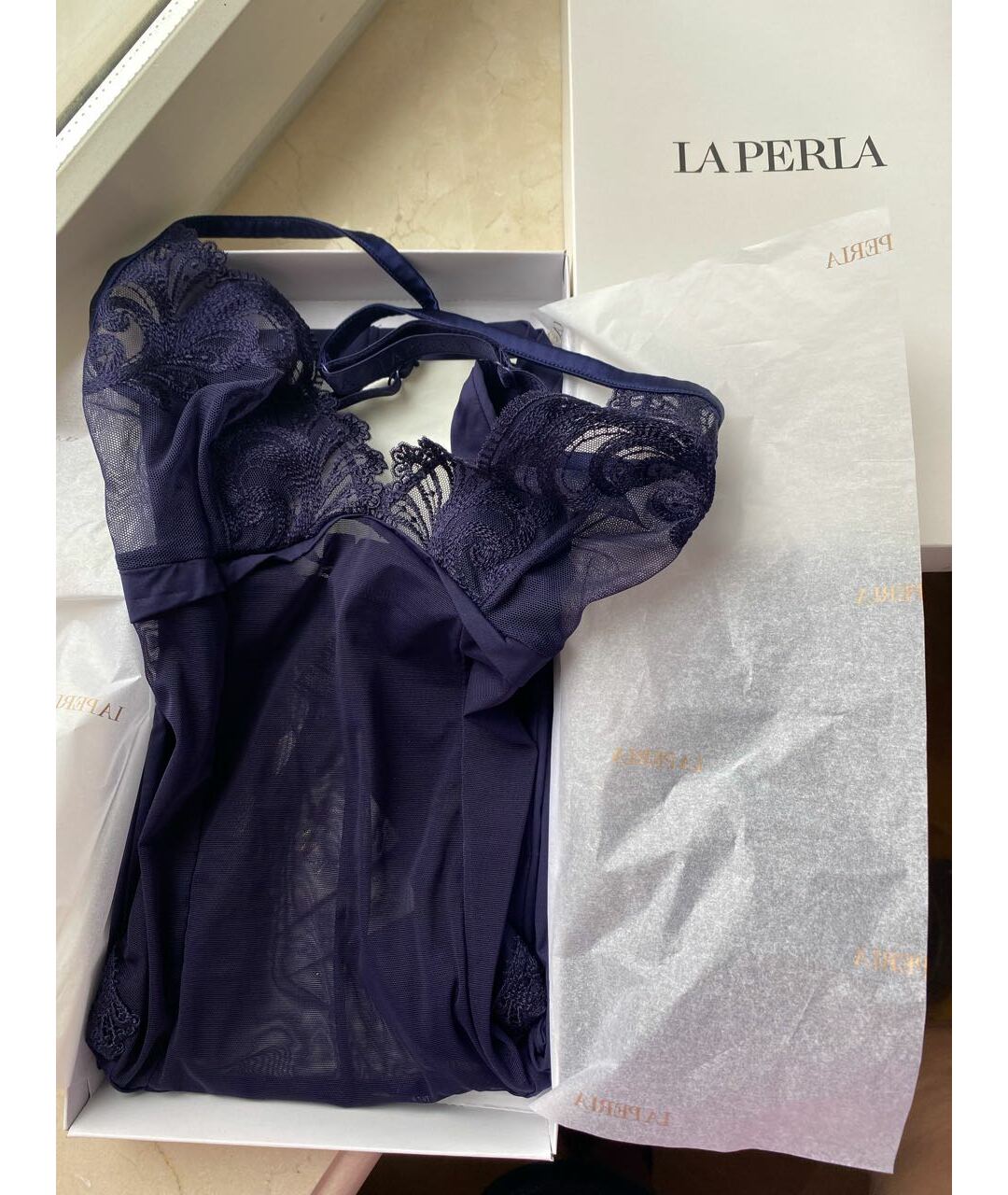 LA PERLA Фиолетовая полиэстеровая пижама, фото 4