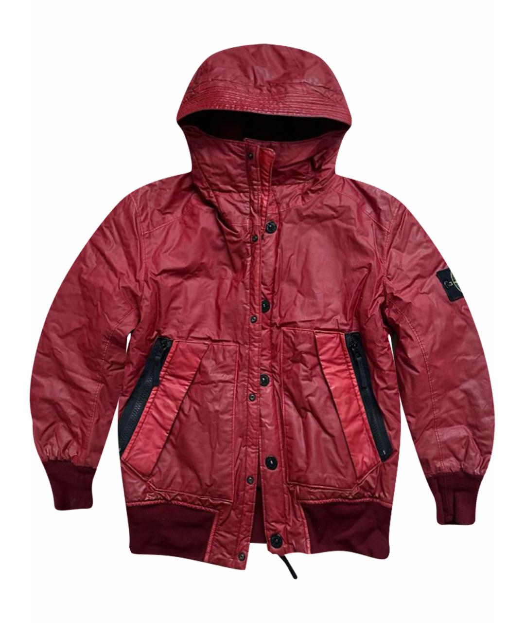 STONE ISLAND Красная хлопковая куртка, фото 1