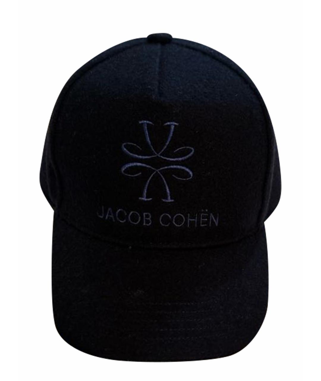 JACOB COHEN Темно-синяя шерстяная кепка/бейсболка, фото 1
