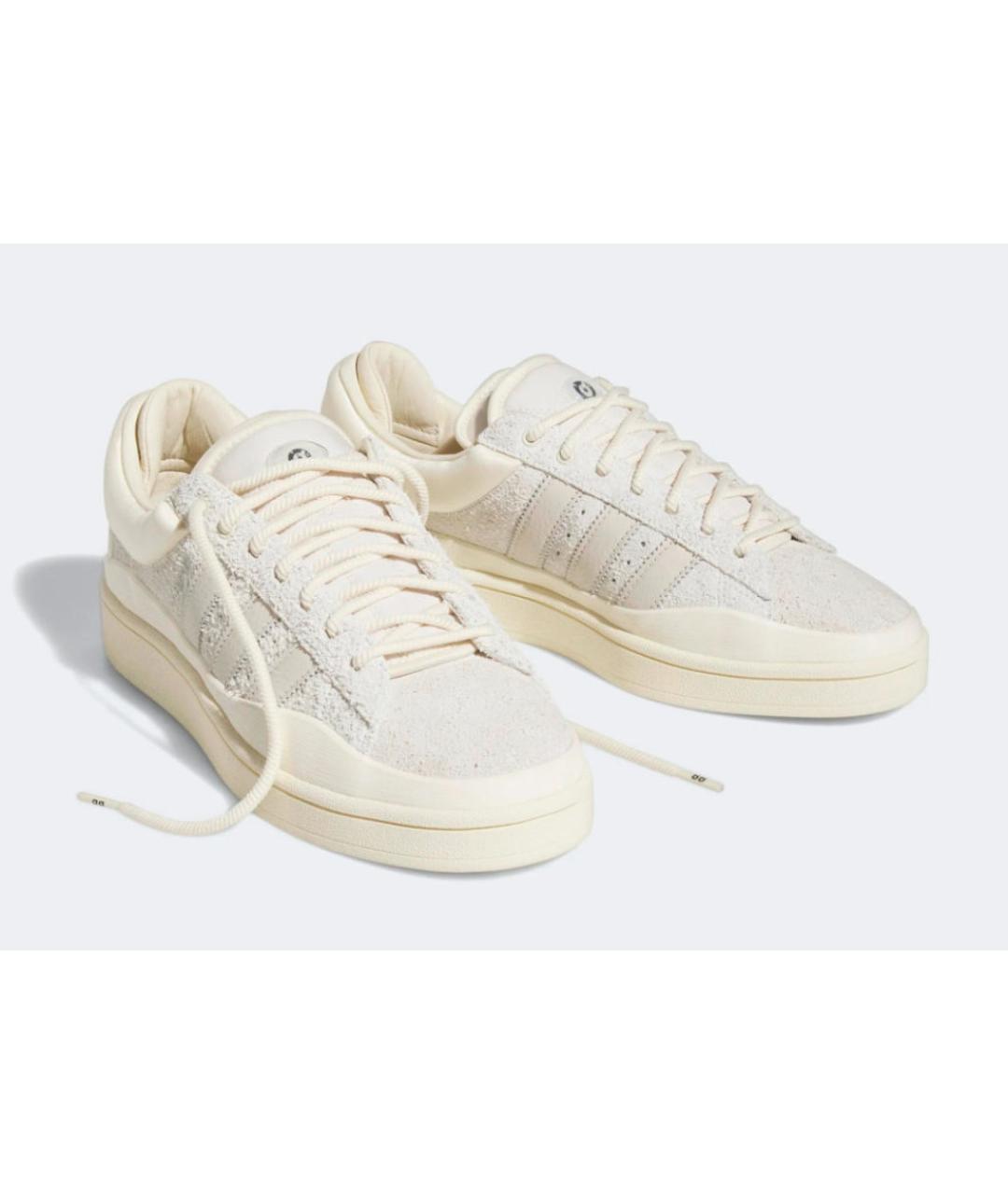ADIDAS Бежевые замшевые кроссовки, фото 2