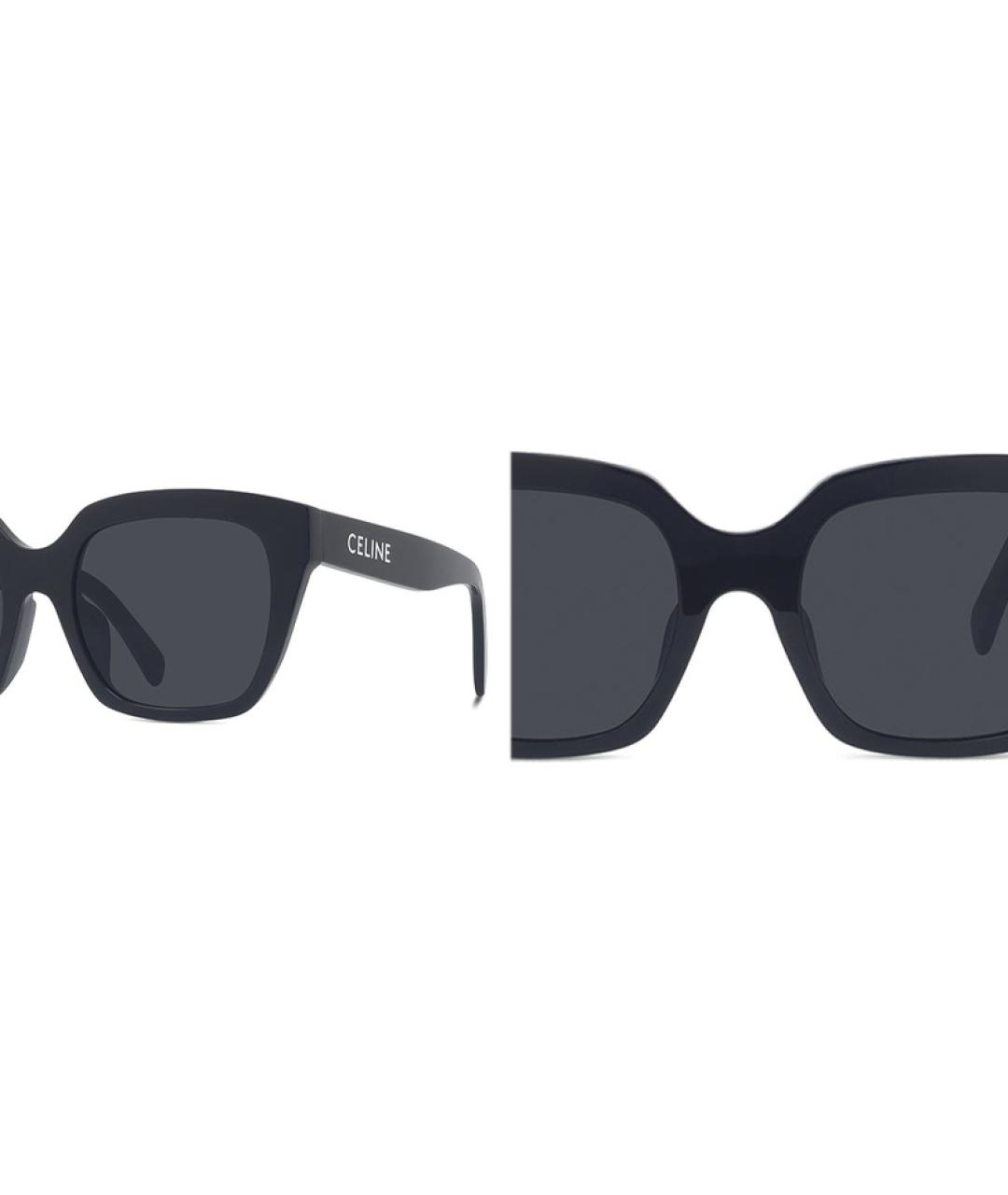 CELINE Хаки пластиковые солнцезащитные очки, фото 3