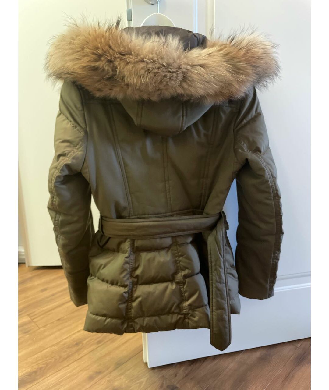 BURBERRY BRIT Хаки пуховик, фото 2