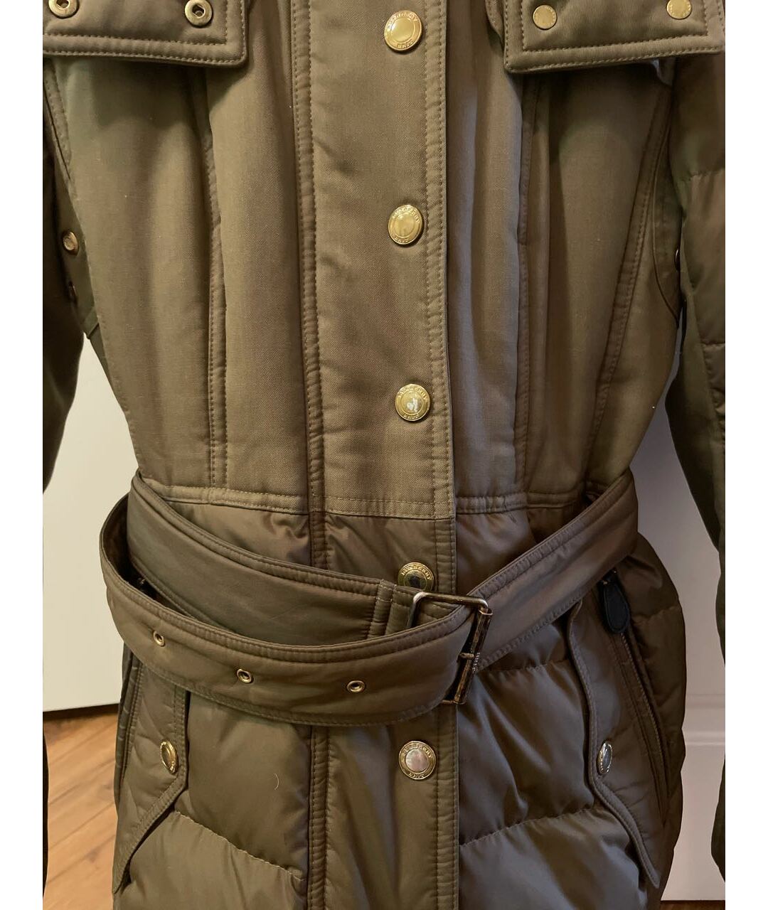 Burberry brit down jacket best sale