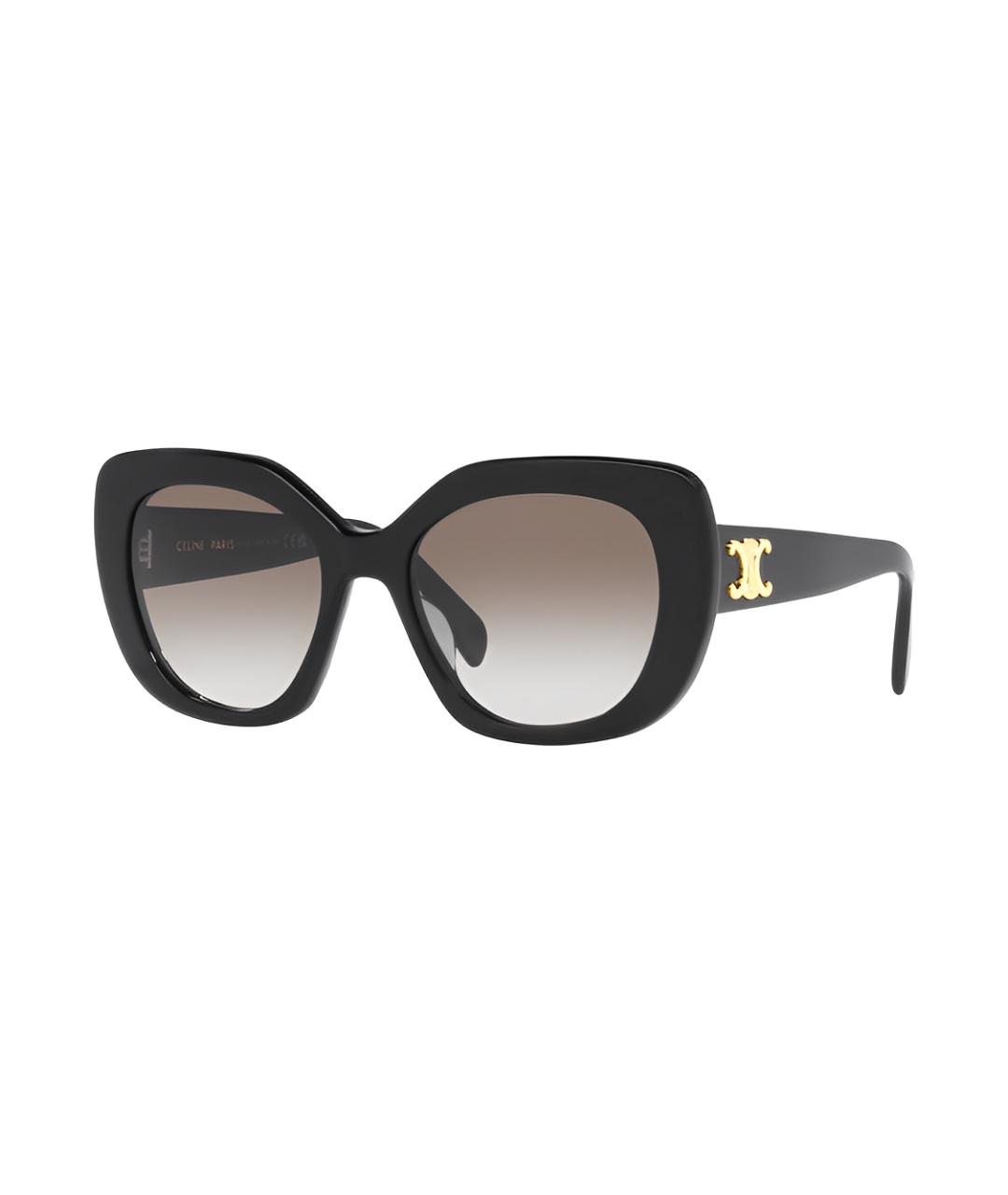 CELINE Черные пластиковые солнцезащитные очки, фото 1